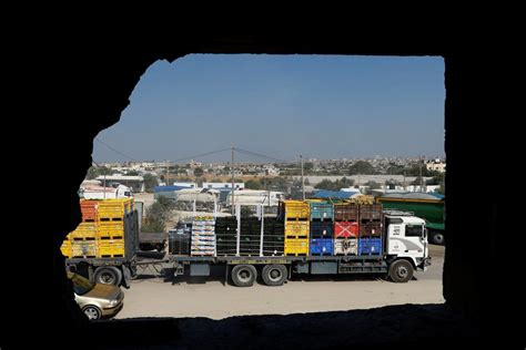Israel says it will reopen the main cargo crossing to Gaza on Sunday, a relief for Gazan producers